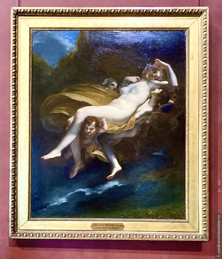 «Похищение Психеи» - Пьер-Поль Прюдо́н (1758 — 1823 гг.) - французский живописец, рисовальщик и гравёр, один из крупнейших представителей предромантизма