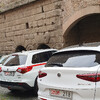 Привет из далекого прошлого. У стена времен имп. Августа припаркованы авто с номерами Мальтийского ордена 