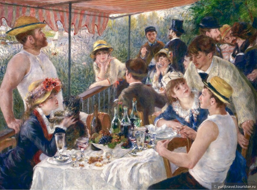 Пьер Огюст Ренуар - «Завтрак гребцов»,  (1880-81 гг)