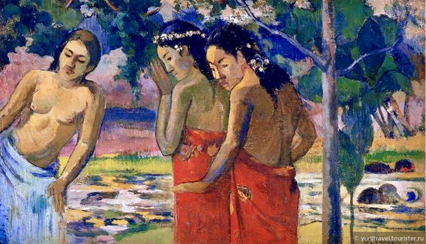 Поль Гоген - «Три таитянки», 1896 г.