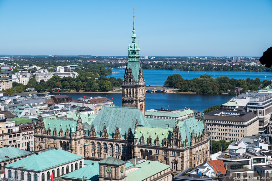 Гамбург — вокруг Альстера и мемориальная церковь св. Николая