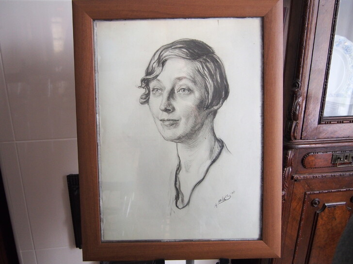 Портрет М. Цветаевой, написанный в Париже
