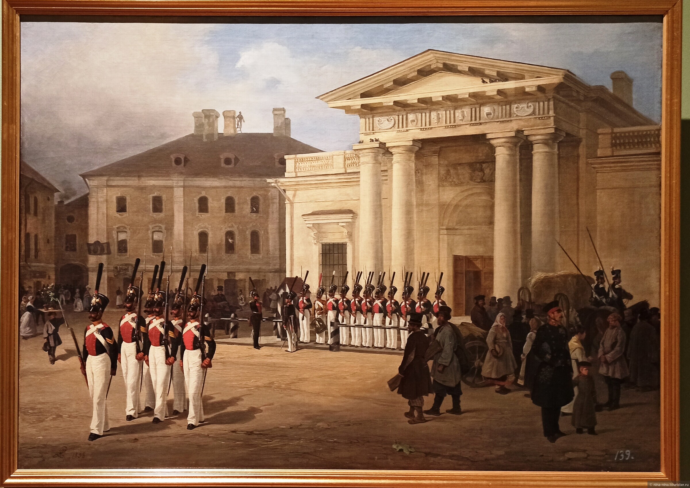 Лейб гвардия московского полка. Московский лейб-гвардии полк 1825.