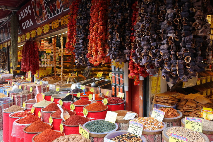 На рынке Стамбула