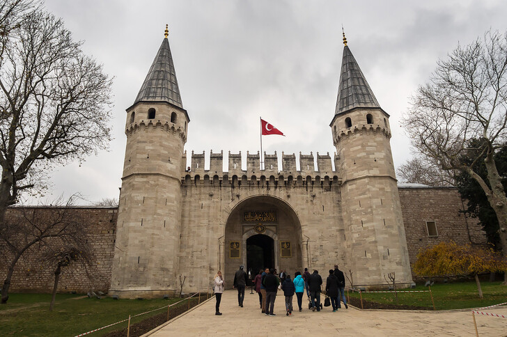 Самые фотографируемые ворота в османской резиденции 
