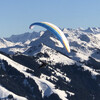 Полет на параплане над Альпами