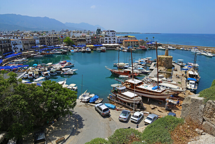 Гавань Кирении на Северном Кипре