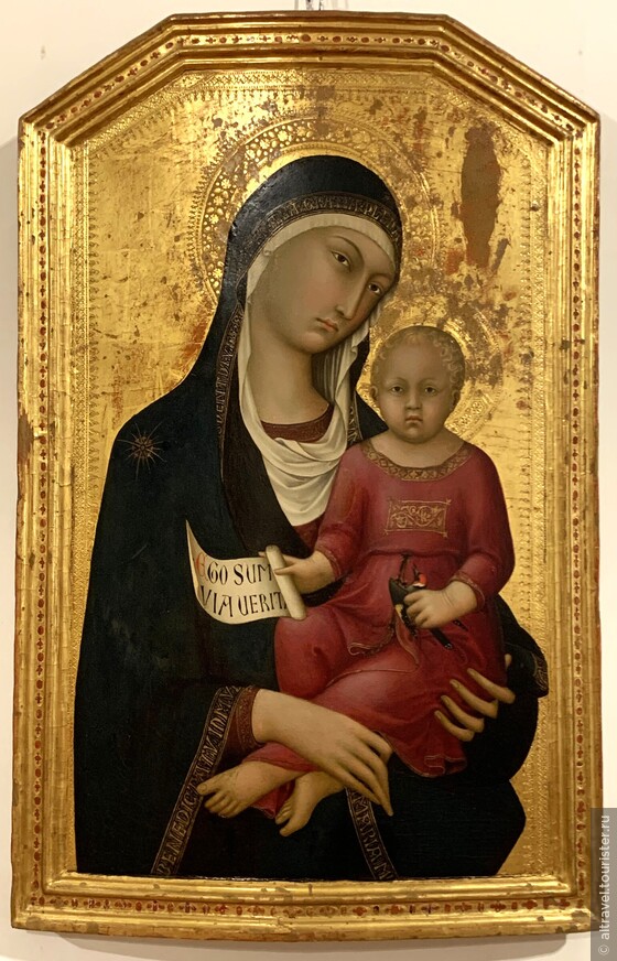Липпо Мемми. Мадонна с Младенцем. Начало 14-го века.