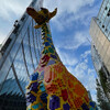 жираф на Потсдамер платц Берлин, вело экскурсии в Берлине 2024, необычные экскурсии в Берлине 2024, экскурсии в Берлине с Андреем Майер