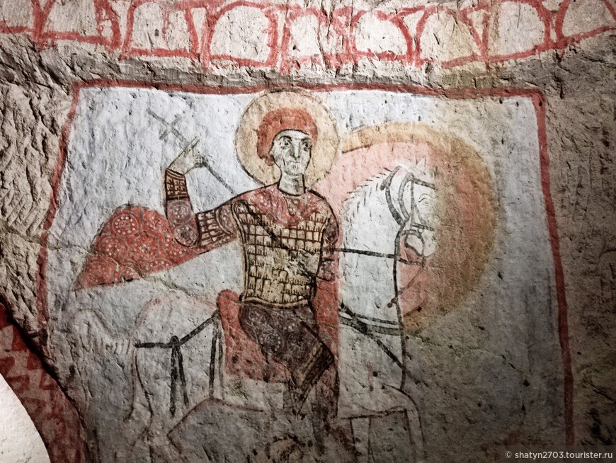 Изображение Святого Георгия в церкви Святого Василия