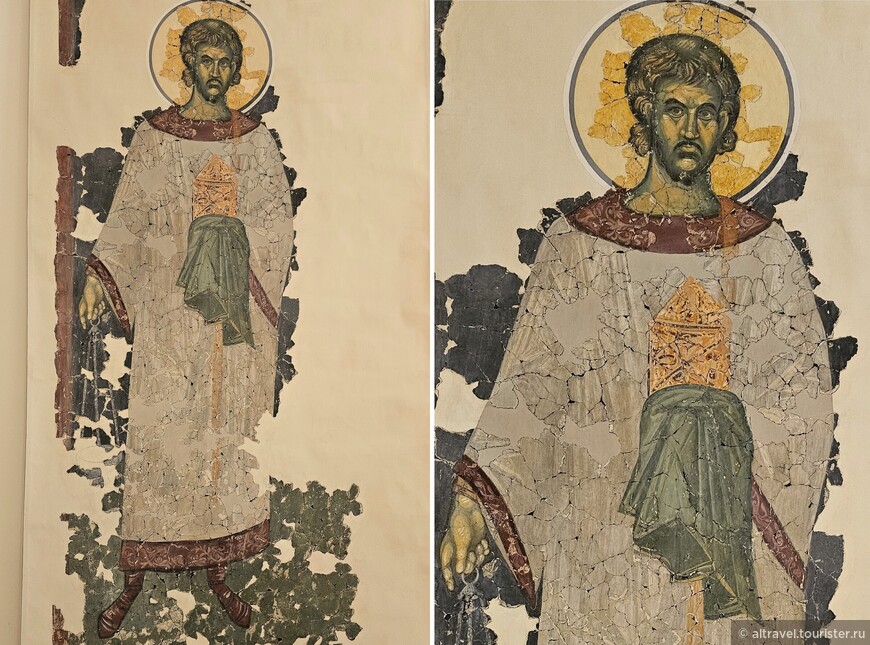 Пророк Иезекииль(?). Копия с восстановленной фрески из церкви Спаса Преображения на Ковалеве.