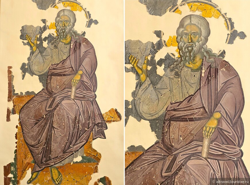 Диакон Евпл (?). Копия с восстановленной фрески из церкви Спаса Преображения на Ковалеве.
