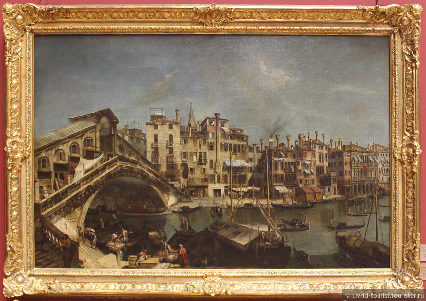 Микеле Мариески. Мост Риальто в Венеции. 