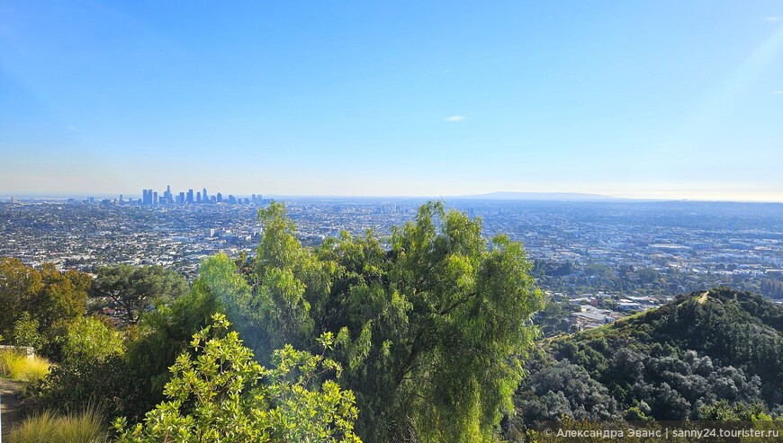 Вид на Лос-Анджелес с Griffith Observatory