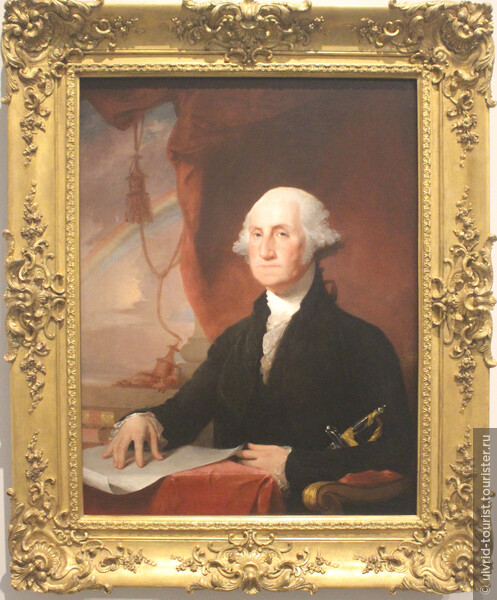 Джордж Вашингтон, Первый Президент США. Гилбер Стюарт. США, 1822 год.