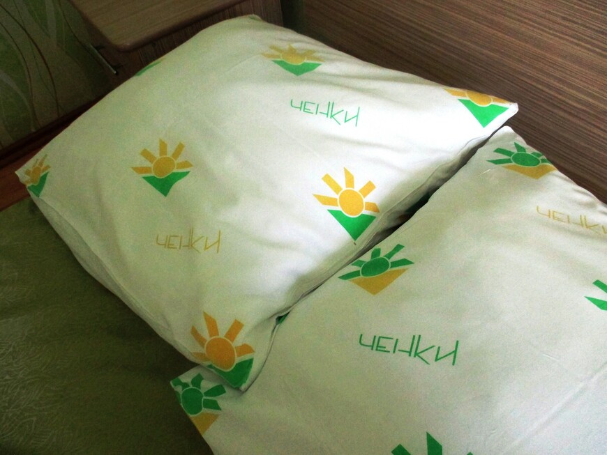 Даже подушки в номере - милые, правда? )) 