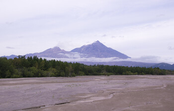 Вулкан Шивелуч на Камчатке выбросил пепел на высоту 3 км 