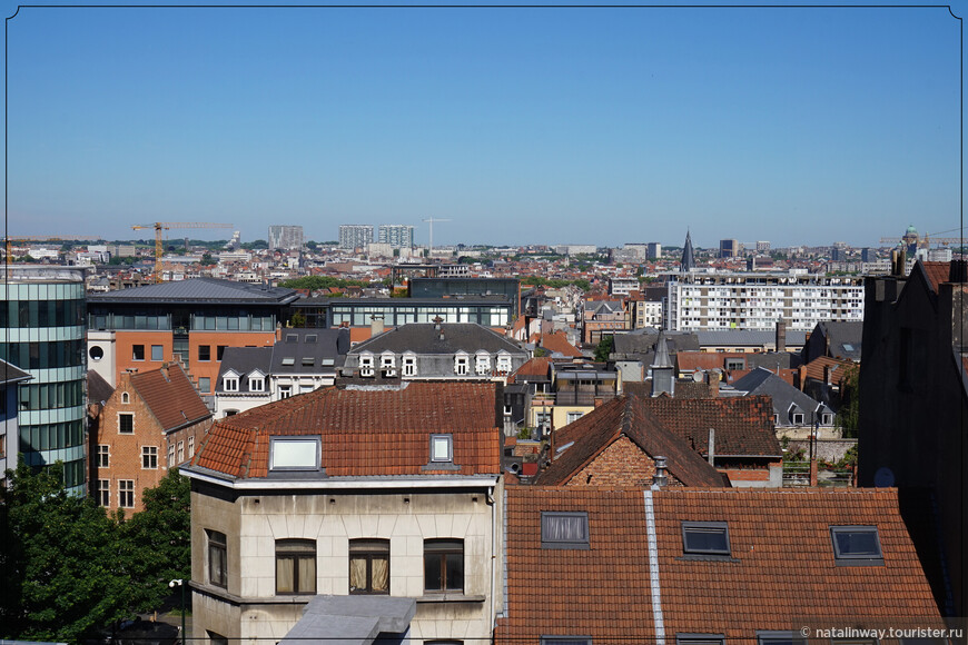 Из Верхнего города можно полюбоваться живописным видом старого Брюсселя 