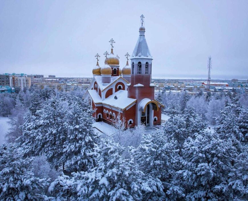 Ноябрьск зимой фото