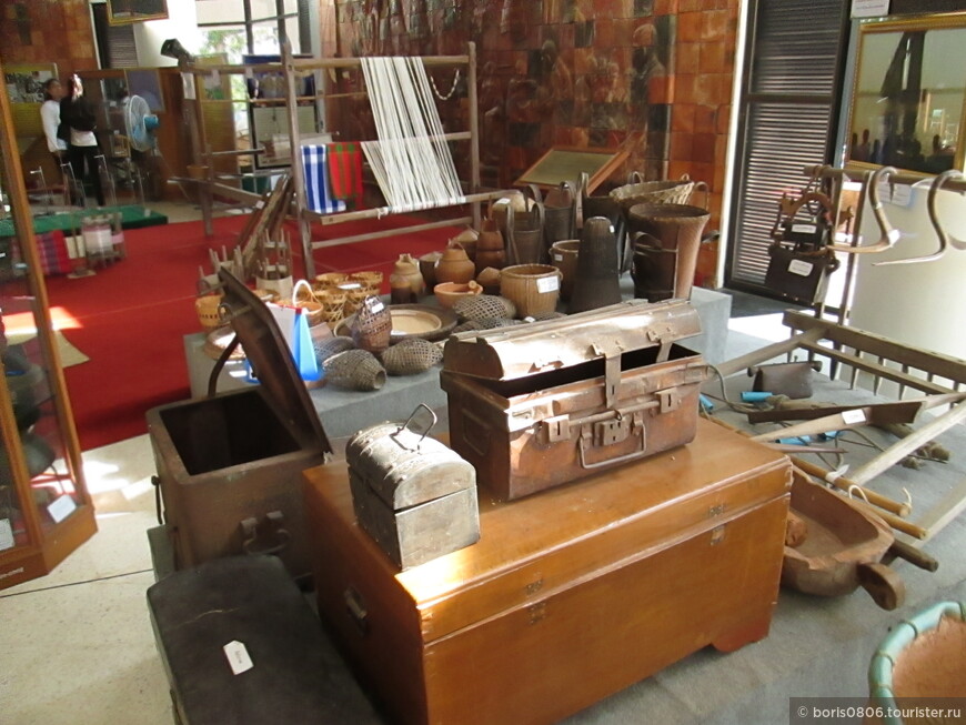 Музейная экспозиция на тему быта восточных провинций Таиланда