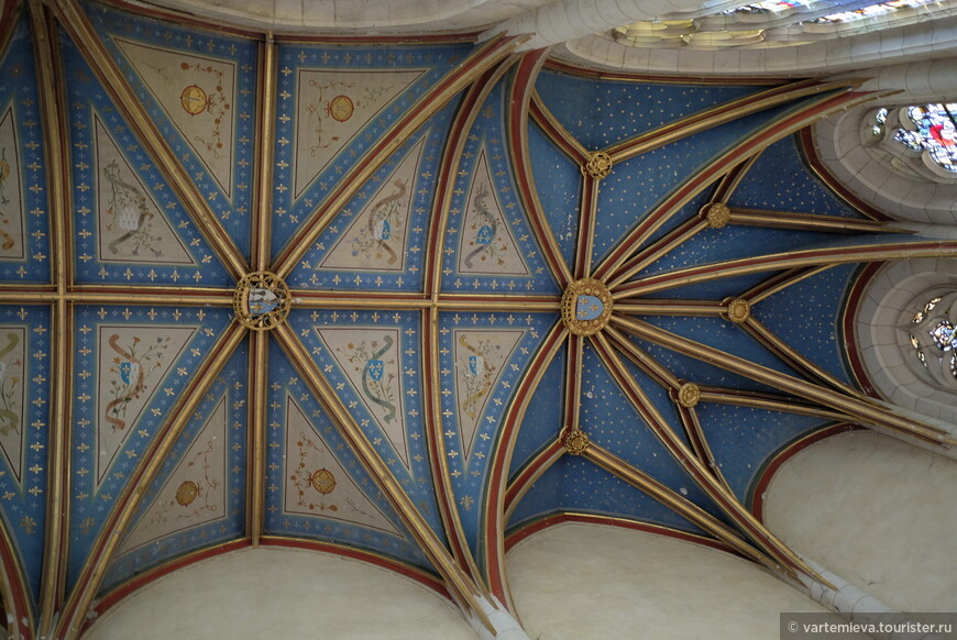Потолок часовни Святого Кале.