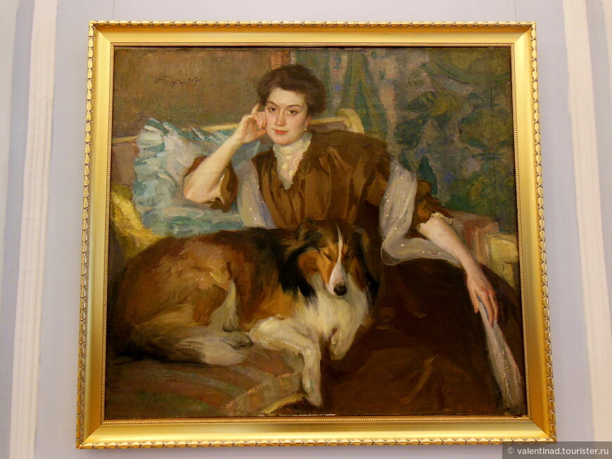 Портрет жены. 1907 г. Холст, масло. Автор: Браз Иосиф (Осип) Эммануилович.