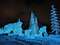 Полярные мишки у парка Акведук — самая классная инсталляция зимней Москвы