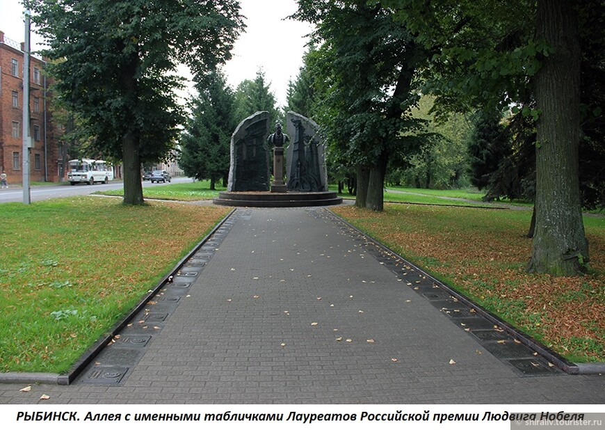 Памятник Людвигу Нобелю в Рыбинске