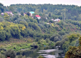 Белёв. Крестовоздвиженский монастырь. Белёв над Окой