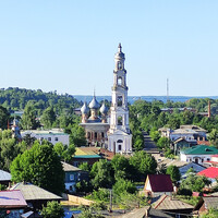 Вид на город с Пятницкой горы.