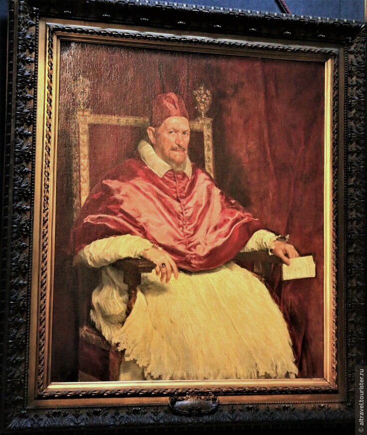 Портрет папы Иннокентия X работы Веласкеса из галереи Дориа-Памфили.