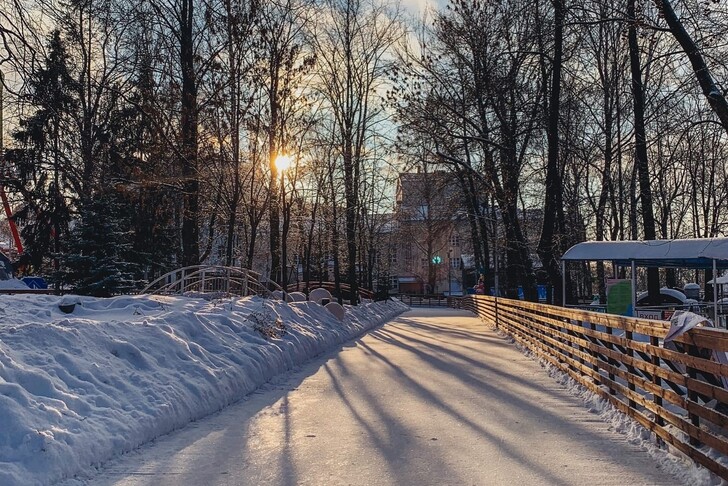 Каток в парке Горького