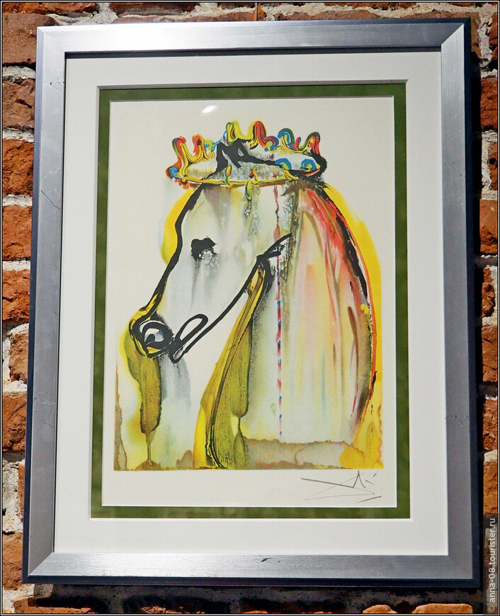 Сальвадор Дали «Конь Калигулы» Серия «Далинианские лошади», 1983 Литография, бумага ручной работы