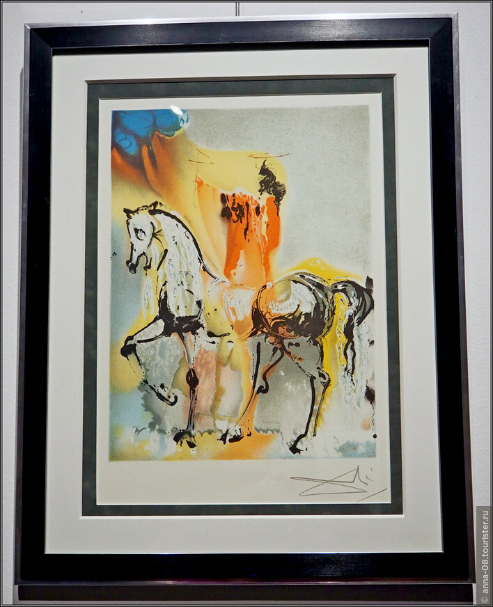 Сальвадор Дали «Крестоносец» Серия «Далинианские лошади», 1983 Литография, бумага ручной работы