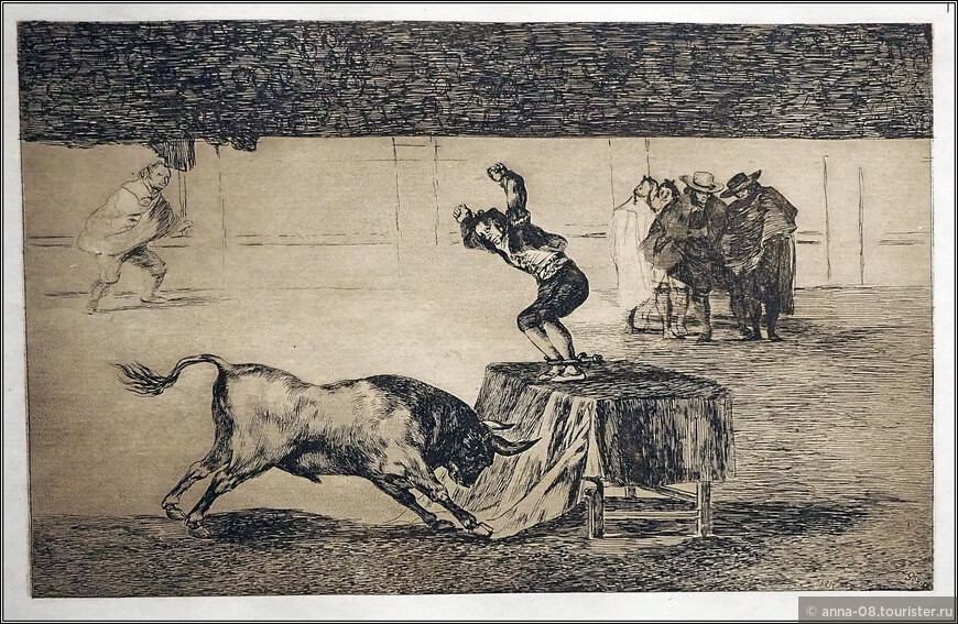 Франсиско Гойя №19 «Другое безрассудство на той же самой арене», 1816