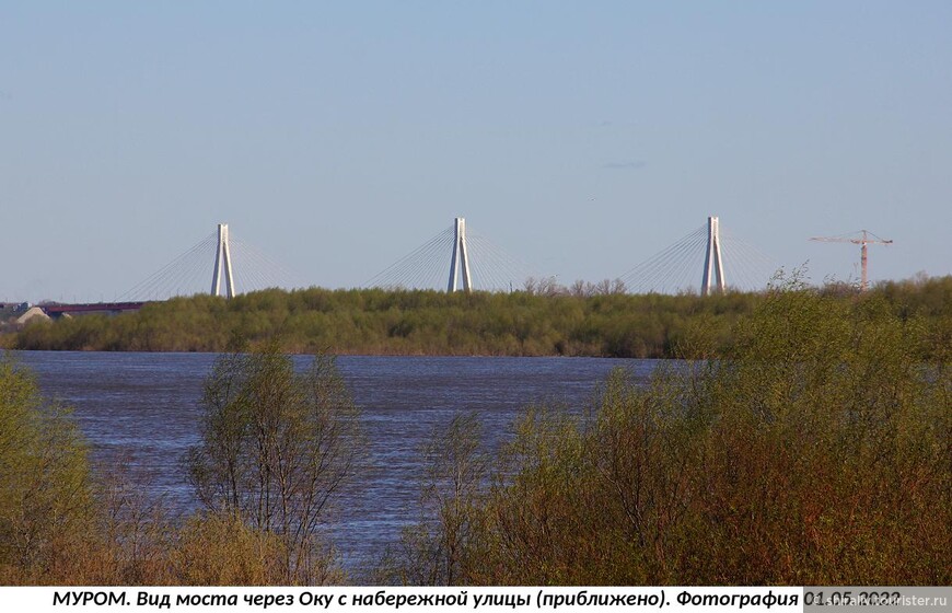 Отзыв про Вантовый мост через Оку в городе Муроме Владимирской области