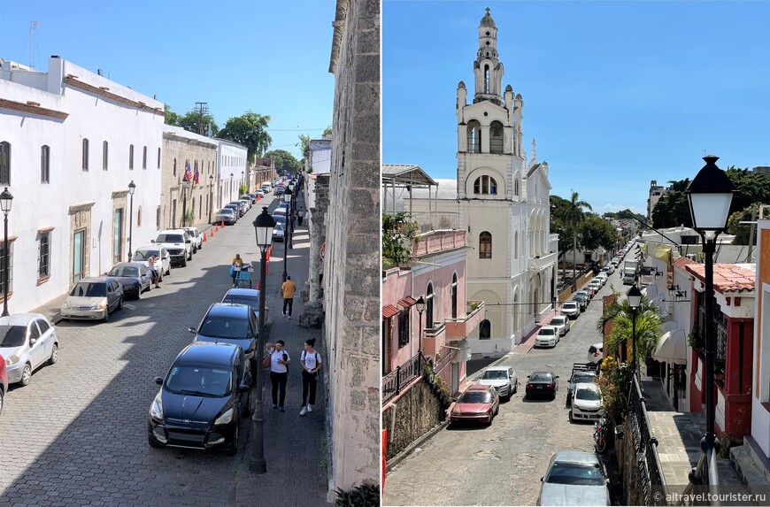 Улицы колониального Санто-Доминго - прямые и  довольно широкие.