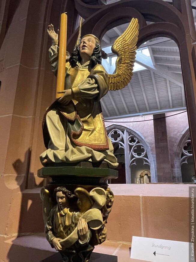 Ангел - подсвечник из высокого хора Франкфуртского собора Якоба Ротермундта (1837-1921), Нюрнберг, ок. 1880 года.