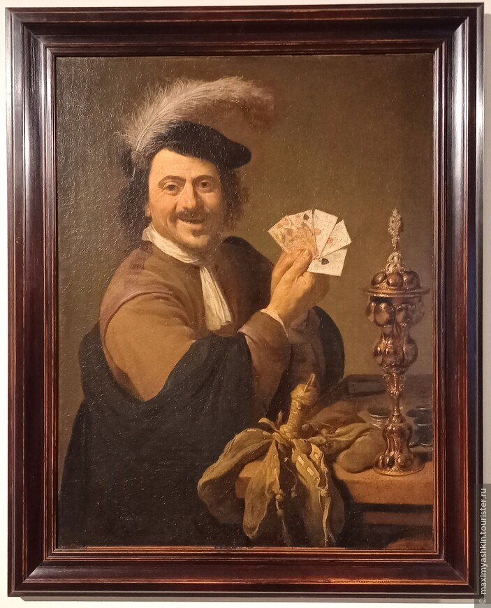 Теодор Ромбаутс - Игрок с колодой карт и кубком