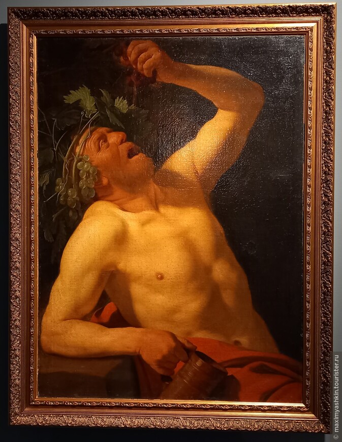 Ян ван Дален - Вакх с виноградной гроздью (Аллегория вкуса)
