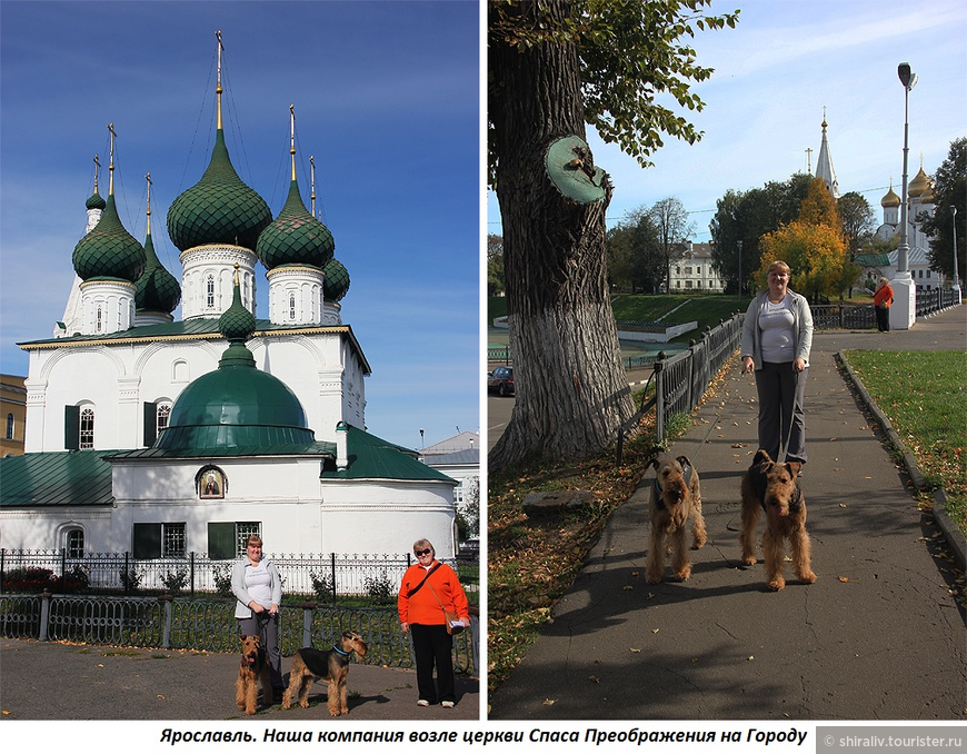 Прогулка в Ярославле по набережной Которосли и по парку на Стрелке