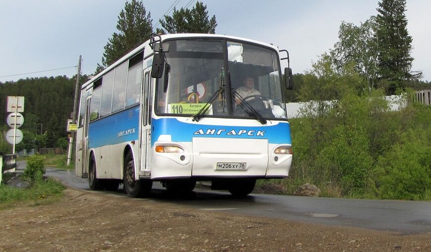Пригородный автобус Ангарска
