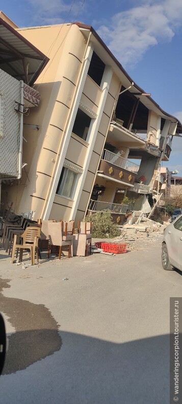 В Турцию во время землетрясения