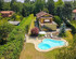 Cascina Cordona 1671 villa with pool and garden near Golf Club in Agrate Conturbia