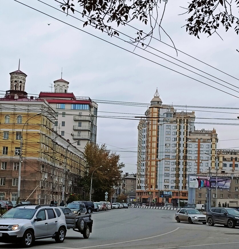 Центр Новосибирска 7 октября 2022 г. 