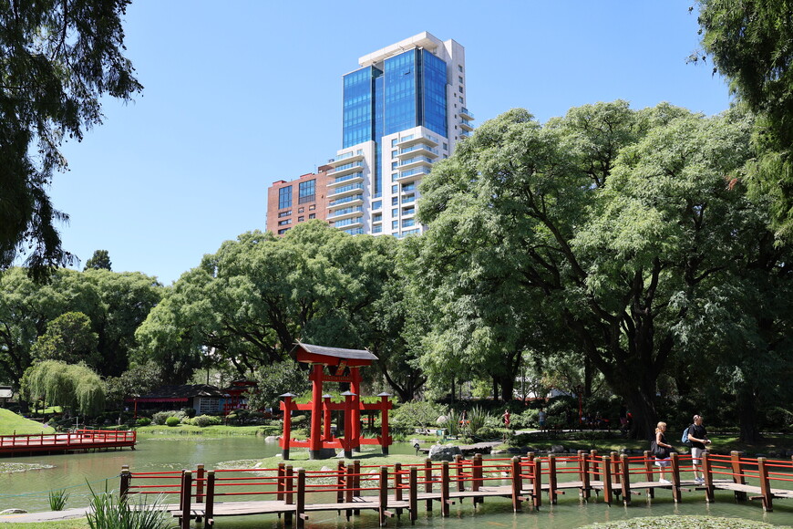 Японский сад в Буэнос-Айресе.