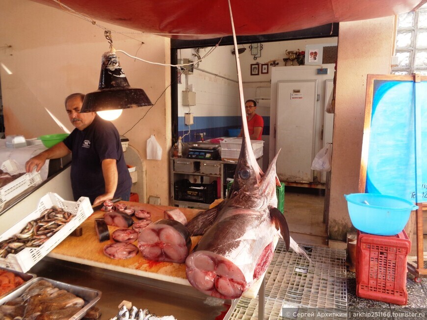Античный рыбный рынок в центре Марсалы — на западе Сицилии