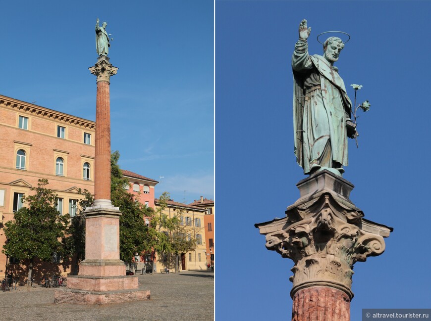 Статуя Св. Доминика была установлена на площади в начале 17-го века.