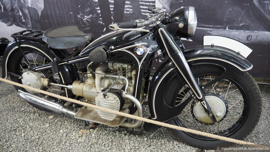 Тяжелый мотоцикл BMW R12, 1937 г., Германия