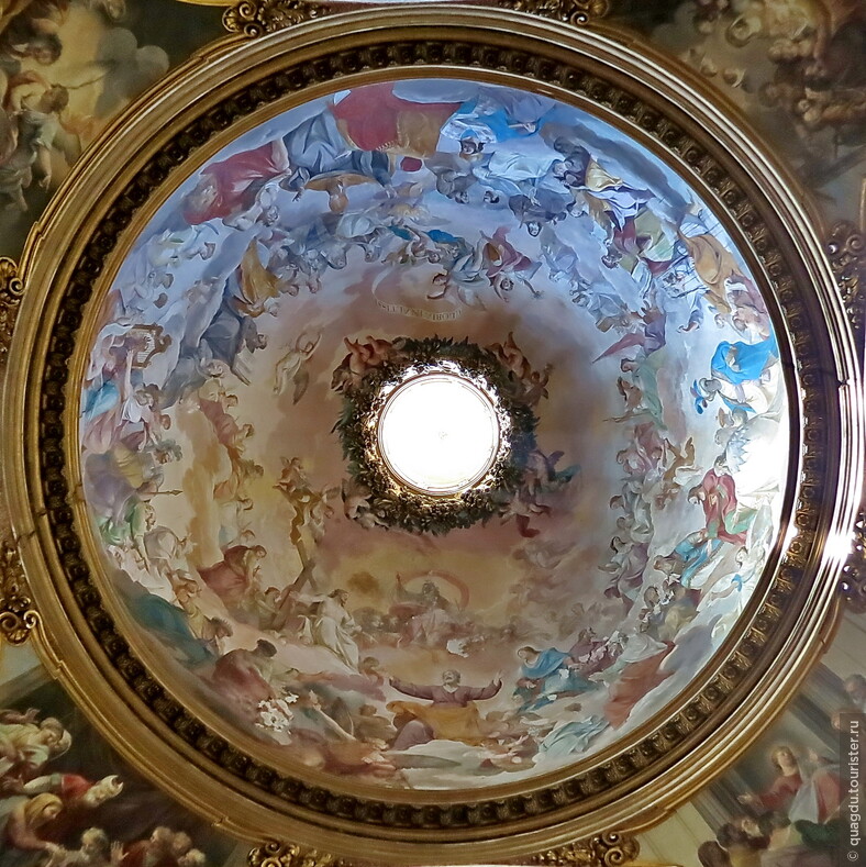 Рим. Церковь Сант-Иньяцио. Купол. 2017-08-17